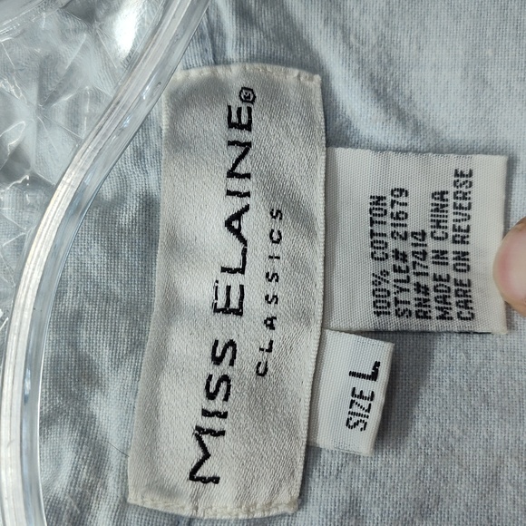 Miss Elaine Light Blue Robe - Picture 7 of 10